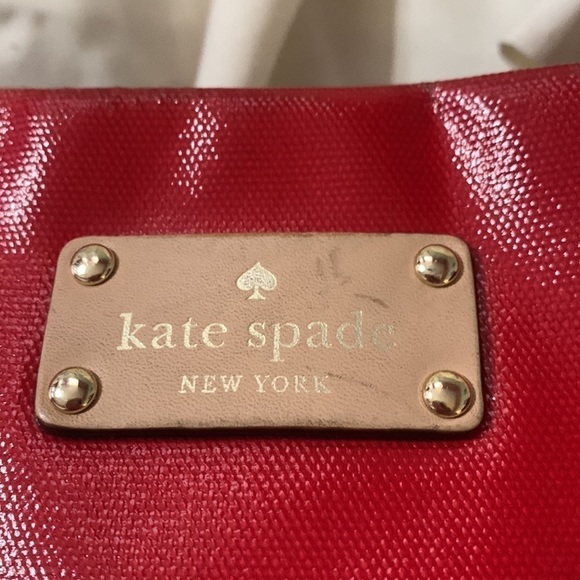 Kate Spade Kerryn Fulton Street Tote patent leather red wkru1704 - Picture 10 of 12